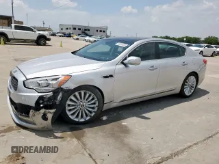 2015 Kia K900 Luxury z VIN KNALW4D45F6017086, wystawiony jako Copart lot #58208155 z przebiegiem 101 879 mil mil oraz Szkoda całkowita • Salvage title. Historia ofert i sprzedaży dostępna na DreamBid. Obrazek 1.
