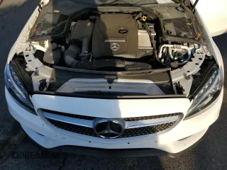 2017 Mercedes-Benz C 300 with VIN WDDWJ4JB8HF358637, listed as a Copart auction lot 84721744 with 56,442 mi miles and Salvage Title. Bid and sale history available at carsss.com. Image 11.