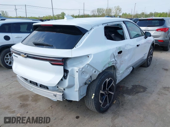 2025 Chevrolet Equinox EV LT z VIN 3GN7DLRP1SS142641, wystawiony jako IAAI lot #42129744 z przebiegiem 3 821 mil mil oraz . Historia ofert i sprzedaży dostępna na DreamBid. Obrazek 4.