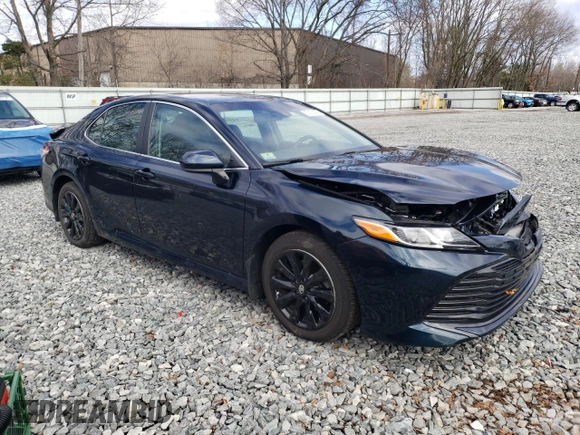 2020 Toyota Camry LE with VIN 4T1C11AK8LU954357, listed as a Copart auction lot 50153005 with 28,534 mi miles and Salvage Title. Bid and sale history available at DreamBid. Image 4.