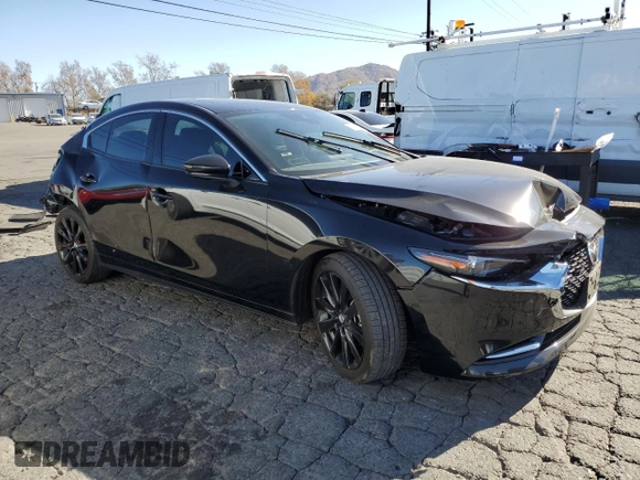 2022 Mazda 3 2.5 Turbo with VIN JM1BPBAY7N1508469, listed as a Copart auction lot 88733935 with 30,247 mi miles and Salvage Title. Bid and sale history available at DreamBid. Image 4.