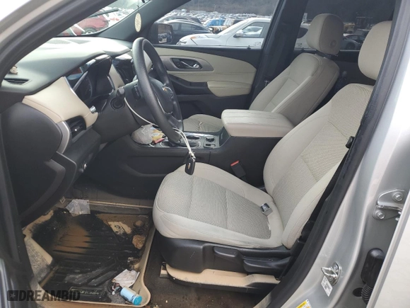 2022 Chevrolet Traverse LS with VIN 1GNERFKW2NJ113070, listed as a Copart auction lot 44568565 with 0 mi miles and Salvage Title. Bid and sale history available at carsss.com. Image 7.