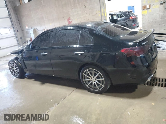 2023 Mercedes-Benz C 43 AMG with VIN W1KAF8HB3PR114416, listed as a Copart auction lot 79769474 with 24,215 mi miles and Salvage Title. Bid and sale history available at DreamBid. Image 2.