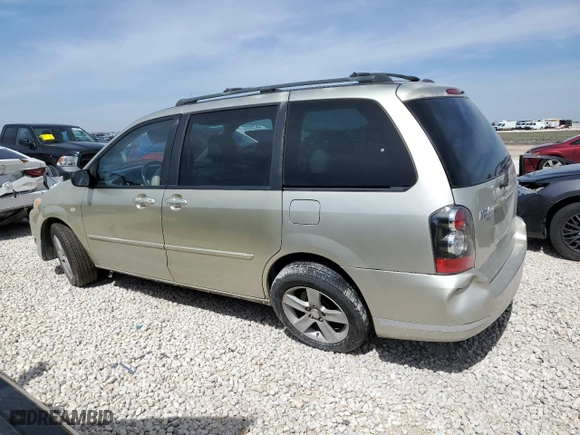 2004 Mazda MPV ES with VIN JM3LW28J440528397, listed as a Copart auction lot 48567925 with 188,119 mi miles and Salvage Title. Bid and sale history available at carsss.com. Image 2.
