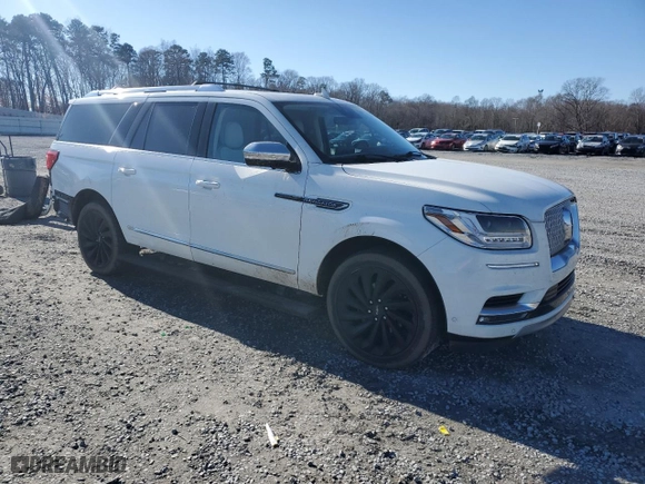 2021 Lincoln Navigator L Black Label with VIN 5LMJJ3TT3MEL03929, listed as a Copart auction lot 88942155 with 55,633 mi miles and Salvage Title. Bid and sale history available at carsss.com. Image 4.