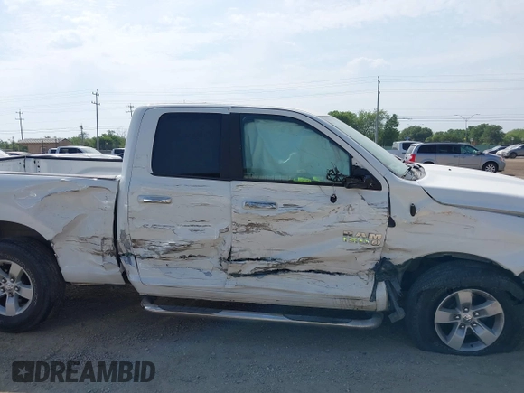 2018 Ram 1500 SLT with VIN 1C6RR6GG2JS303782, listed as a IAAI auction lot 42272262 with 116,720 mi miles and . Bid and sale history available at DreamBid. Image 13.