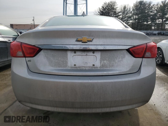 2017 Chevrolet Impala LS with VIN 1G11Z5S33HU118653, listed as a Copart auction lot 43614345 with 74,006 mi miles and Salvage Title. Bid and sale history available at DreamBid. Image 6.