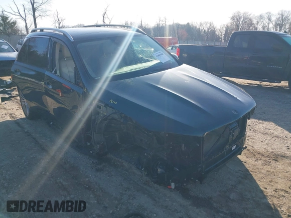 2022 Mercedes-Benz GLE 350 with VIN 4JGFB4KB3NA646818, listed as a IAAI auction lot 41805848 with 26,172 mi miles and . Bid and sale history available at DreamBid. Image 1.