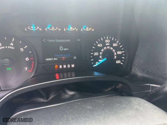 2019 Ford F-150 XL with VIN 1FTEW1E56KFA19067, listed as a Copart auction lot 53714145 with 185,601 mi miles and Clean Title. Bid and sale history available at carsss.com. Image 8.