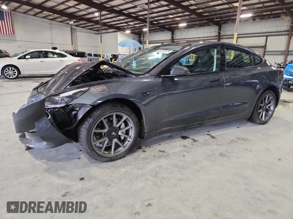 2023 Tesla Model 3 with VIN 5YJ3E1EA4PF554840, listed as a Copart auction lot 63731175 with Not provided miles and Salvage title. Bid and sale history available at DreamBid. Image 1.