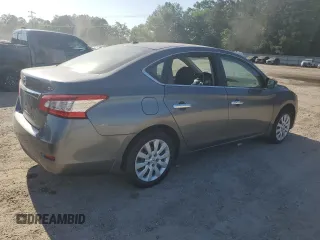 2015 Nissan Sentra SV with VIN 3N1AB7AP1FL689418, listed as a Copart auction lot 52521125 with 123,203 mi miles and Salvage Title. Bid and sale history available at carsss.com. Image 3.