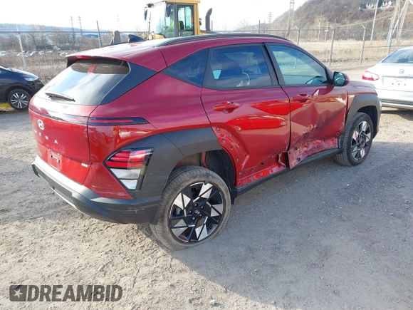 2025 Hyundai Kona SEL with VIN KM8HBCAB9SU214104, listed as a IAAI auction lot 41885571 with 6,031 mi miles. Bid and sale history available at carsss.com. Image 4.