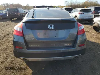 2013 Honda Crosstour EX-L with VIN 5J6TF2H58DL004464, listed as a Copart auction lot 77202994 with 142,494 mi miles and Salvage Title. Bid and sale history available at carsss.com. Image 6.