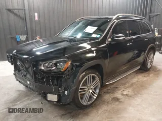 2022 Mercedes-Benz GLS 450 with VIN 4JGFF5KE8NA733344, listed as a IAAI auction lot 42296500 with 29,581 mi miles and . Bid and sale history available at DreamBid. Image 19.