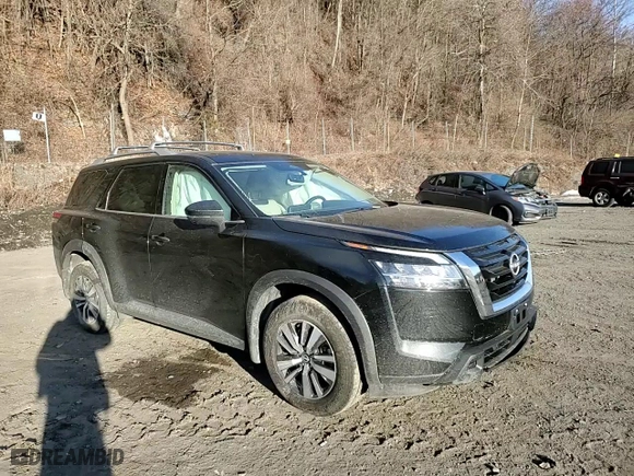 2024 Nissan Pathfinder SL with VIN 5N1DR3CC0RC223953, listed as a Copart auction lot 42926655 with 30,156 mi miles and Salvage Title. Bid and sale history available at carsss.com. Image 11.