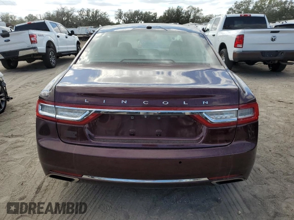 2017 Lincoln Continental Reserve with VIN 1LN6L9NP0H5605464, listed as a Copart auction lot 80732344 with 102,616 mi miles and Salvage Title. Bid and sale history available at carsss.com. Image 6.