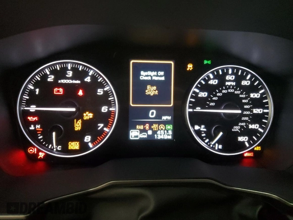 2025 Subaru Outback Limited с VIN 4S4BTANC8S3152260, выставлен на аукционе Copart как лот 51670535 с пробегом 1 349 миль миль и Списание • Salvage title. История ставок и продаж доступна на DreamBid. Изображение 9.