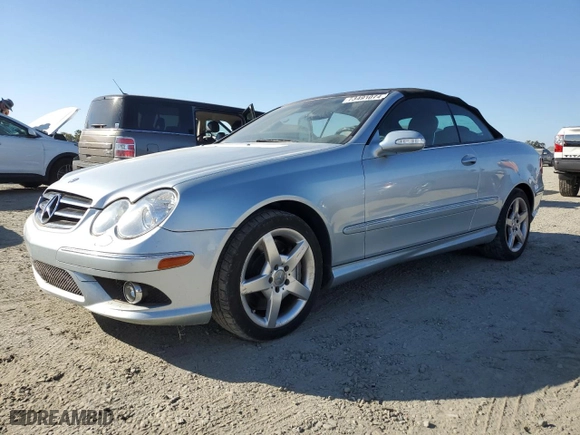 2006 Mercedes-Benz CLK-Class 5.0L with VIN WDBTK75G96T063626, listed as a Copart auction lot 73491074 with 129,085 mi miles and Clean Title. Bid and sale history available at carsss.com. Image 1.
