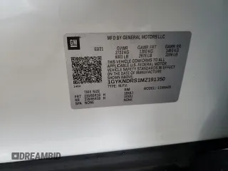 2021 Cadillac XT5 AWD Premium Luxury z VIN 1GYKNDRS1MZ191350, wystawiony jako Copart lot #56692835 z przebiegiem 20 259 mil mil oraz Szkoda całkowita • Salvage title. Historia ofert i sprzedaży dostępna na DreamBid. Obrazek 13.