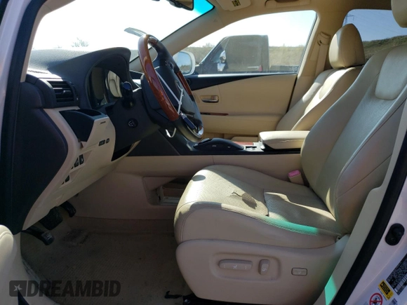 2012 Lexus RX 350 with VIN JTJZK1BAXC2005998, listed as a Copart auction lot 54168935 with 39,348 mi miles and Salvage Title. Bid and sale history available at DreamBid. Image 7.