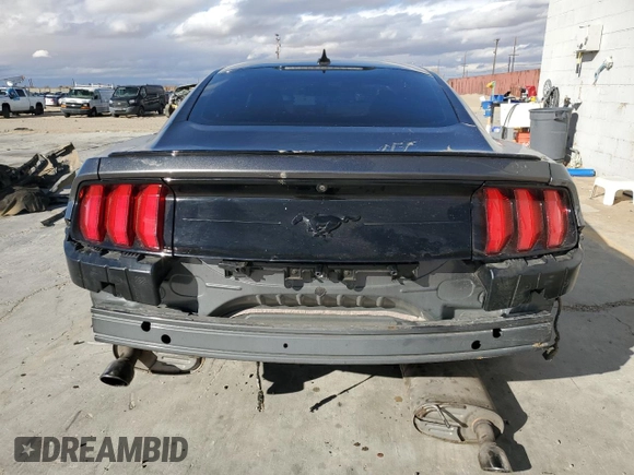 2020 Ford Mustang EcoBoost with VIN 1FA6P8TH8L5173297, listed as a Copart auction lot 44073905 with 53,020 mi miles and Salvage Title. Bid and sale history available at carsss.com. Image 6.