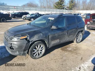 2016 Jeep Cherokee 75th Anniversary with VIN 1C4PJMCB0GW285158, listed as a Copart auction lot 87216764 with 201,144 mi miles and Clean Title. Bid and sale history available at carsss.com. Image 1.