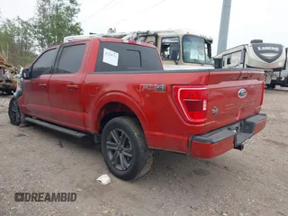 2023 Ford F-150 XL with VIN 1FTFW1E58PKF53254, listed as a IAAI auction lot 41250776 with 1 mi miles. Bid and sale history available at carsss.com. Image 3.