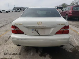 2005 Lexus LS 430 with VIN JTHBN36F250182474, listed as a Copart auction lot 54141425 with 177,907 mi miles and Salvage Title. Bid and sale history available at carsss.com. Image 6.