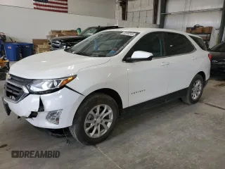 2021 Chevrolet Equinox LT with VIN 3GNAXUEV4MS165504, listed as a Copart auction lot 53049245 with 75,706 mi miles and Salvage Title. Bid and sale history available at DreamBid. Image 1.