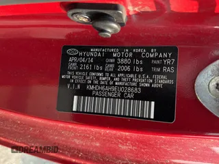 2014 Hyundai Elantra z VIN KMHDH6AH9EU028683, wystawiony jako Copart lot #59786275 z przebiegiem 89 876 mil mil oraz Czysty tytuł • Clean title. Historia ofert i sprzedaży dostępna na DreamBid. Obrazek 10.