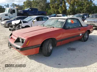 1986 Ford Mustang z VIN 1FABP2734GF150450, wystawiony jako Copart lot #76325504 z przebiegiem 70 961 mil mil oraz Nie do naprawy • Non repairable. Historia ofert i sprzedaży dostępna na DreamBid. Obrazek 1.