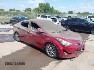 2015 Hyundai Elantra SE z VIN 5NPDH4AE1FH599305, wystawiony jako IAAI lot #42082653 z przebiegiem Nie podano mil oraz . Historia ofert i sprzedaży dostępna na DreamBid. Obrazek 1.