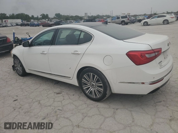 2014 Kia Cadenza Premium with VIN KNALN4D78E5163189, listed as a Copart auction lot 71295594 with 201,785 mi miles and Salvage Title. Bid and sale history available at carsss.com. Image 2.