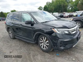 2021 Honda Pilot EX-L z VIN 5FNYF6H52MB072796, wystawiony jako IAAI lot #42245458 z przebiegiem 43 993 mil mil oraz . Historia ofert i sprzedaży dostępna na DreamBid. Obrazek 1.