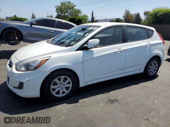2015 Hyundai Accent GS with VIN KMHCT5AE9FU206751, listed as a Copart auction lot 55360365 with 218,611 mi miles and Clean Title. Bid and sale history available at carsss.com. Image 1.