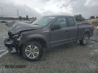 2018 Ford F-150 XL with VIN 1FTEX1CP6JKC71439, listed as a Copart auction lot 45027895 with 130,459 mi miles and Salvage Title. Bid and sale history available at carsss.com. Image 1.