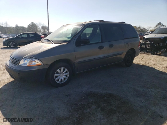 2001 Ford Windstar Wagon LX with VIN 2FMZA514X1BA22070, listed as a Copart auction lot 74446984 with 152,905 mi miles and Salvage Title. Bid and sale history available at carsss.com. Image 1.