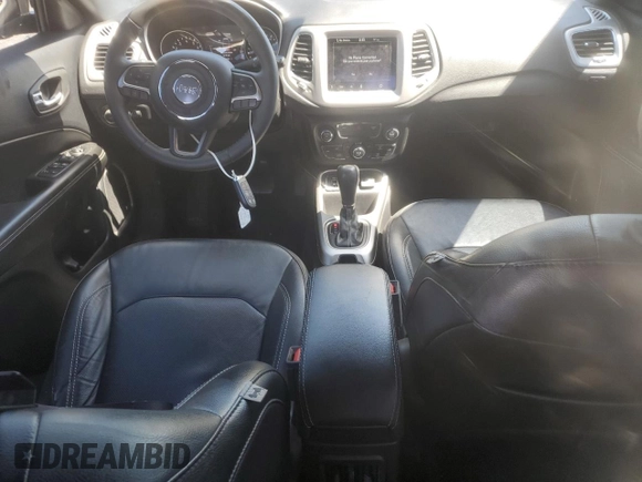 2021 Jeep Compass 80th Anniversary with VIN 3C4NJCEB2MT561243, listed as a Copart auction lot 56518395 with 65,232 mi miles and Salvage title. Bid and sale history available at DreamBid. Image 8.