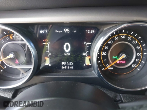 2019 Jeep Wrangler Unlimited Sport Altitude with VIN 1C4HJXDG2KW532866, listed as a IAAI auction lot 42320008 with 66,316 mi miles and . Bid and sale history available at DreamBid. Image 7.