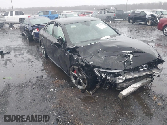 2018 Audi S4 Premium Plus with VIN WAUB4AF48JA231539, listed as a IAAI auction lot 41683501 with 18,996 mi miles. Bid and sale history available at carsss.com. Image 1.