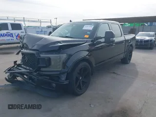 2018 Ford F-150 XL with VIN 1FTEW1CG7JFE39424, listed as a IAAI auction lot 41063898 with 112,166 mi miles. Bid and sale history available at carsss.com. Image 2.
