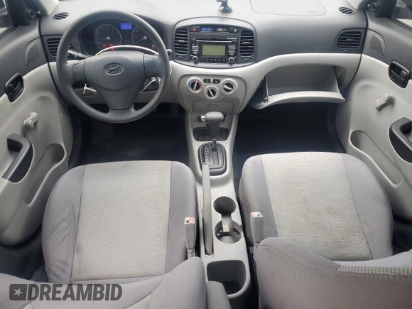 2011 Hyundai Accent GLS with VIN KMHCN4AC9BU556524, listed as a Copart auction lot 54990215 with 214,552 mi miles and Clean Title. Bid and sale history available at DreamBid. Image 8.
