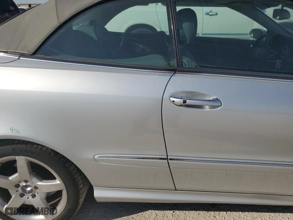 2006 Mercedes-Benz CLK-Class 5.0L with VIN WDBTK75G86T065996, listed as a Copart auction lot 75387094 with 95,005 mi miles and Salvage Title. Bid and sale history available at carsss.com. Image 10.