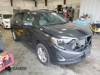 2018 GMC Terrain SLE with VIN 3GKALTEV7JL211075, listed as a Copart auction lot 53521465 with 145,062 mi miles and Clean Title. Bid and sale history available at carsss.com. Image 4.