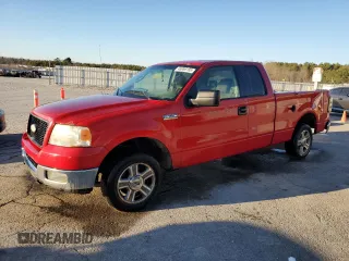 2005 Ford F-150 XLT with VIN 1FTPX12565FB76290, listed as a Copart auction lot 46956185 with 0 mi miles and Clean Title. Bid and sale history available at carsss.com. Image 1.