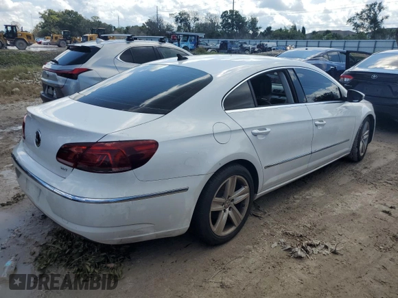 2013 Volkswagen CC Sport with VIN WVWBP7AN4DE554545, listed as a Copart auction lot 73850954 with 0 mi miles and Salvage Title. Bid and sale history available at carsss.com. Image 3.