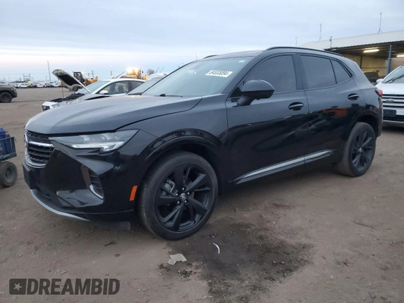 2022 Buick Envision Essence with VIN LRBFZPR41ND042688, listed as a Copart auction lot 84533094 with 34,088 mi miles and Salvage Title. Bid and sale history available at carsss.com. Image 1.