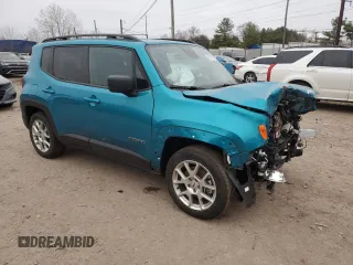 2022 Jeep Renegade Sport with VIN ZACNJCA16NPP00616, listed as a Copart auction lot 49218585 with 24,658 mi miles and Clean title. Bid and sale history available at DreamBid. Image 4.