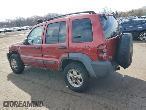 2006 Jeep Liberty Sport with VIN 1J4GL48K56W258095, listed as a Copart auction lot 52946565 with 221,821 mi miles and Salvage Title. Bid and sale history available at carsss.com. Image 2.