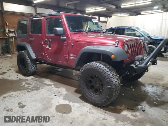 2012 Jeep Wrangler Unlimited Sport z VIN 1C4BJWDG8CL282181, wystawiony jako Copart lot #53863375 z przebiegiem 92 984 mil mil oraz Szkoda całkowita • Salvage title. Historia ofert i sprzedaży dostępna na DreamBid. Obrazek 4.